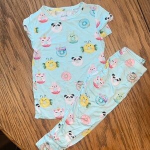 Posh peanut short sleeve Jammie set